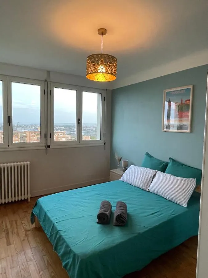 Les Toits De Toulouse - T3 & Garage Apartment