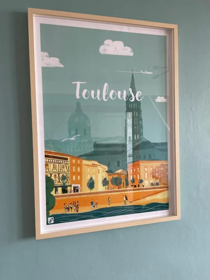 Les Toits De Toulouse - T3 & Garage Apartment 0*,  France