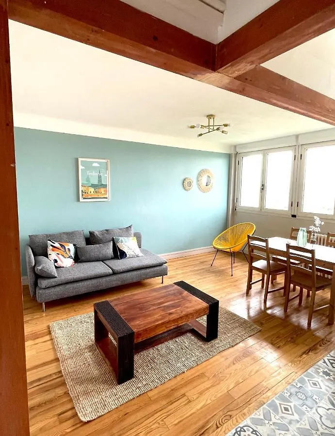 Les Toits De Toulouse - T3 & Garage Apartment